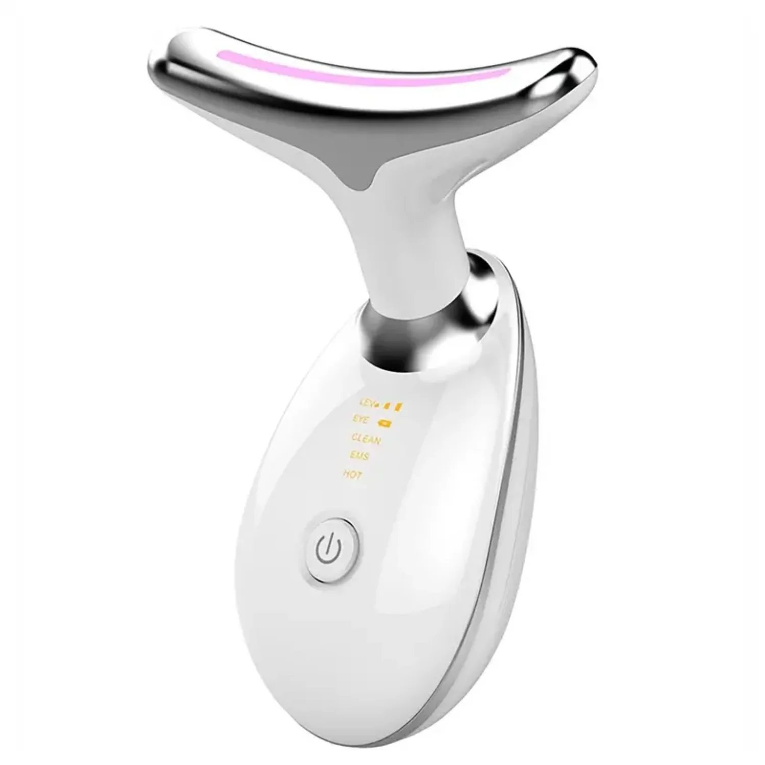 Neck Firming Wrinkle Remover, Double Chin Reducer Vibration Massager with 3 Color Modes - Effective for Wrinkle Removal and Skin