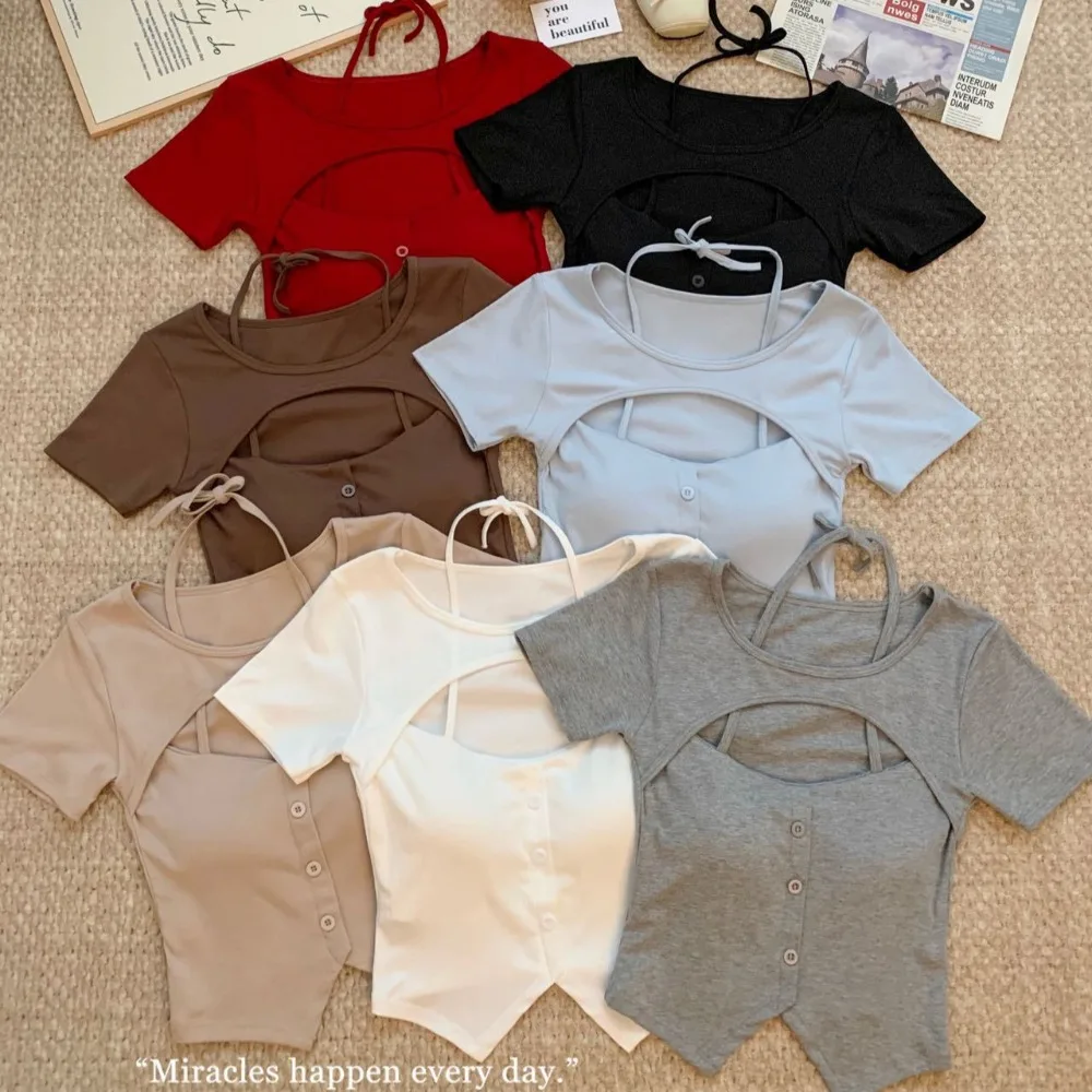 Dopamine Colorful Asymmetrical Tube Top One Shoulder Off Shoulder Padded Crop Top Summer Girl Sleeveless Cami with Built-in Bra