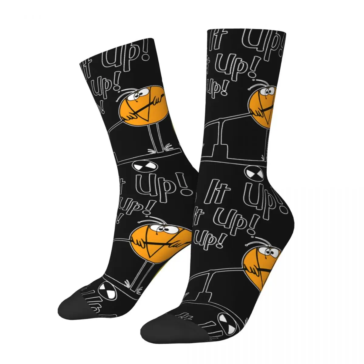 Happy Funny Friend Men's Socks Vintage Harajuku L-Les Shadoks Street Style Novelty Casual Crew Crazy Sock Gift Printed