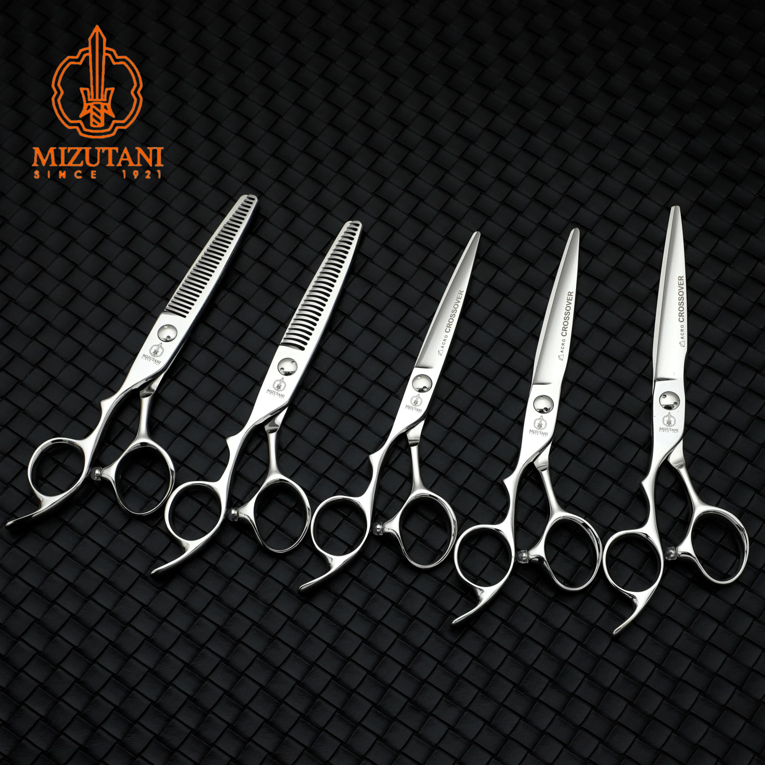 Mizutani Professional left-handed scissors  Barber texture thinning shears 440C 6-6.5-6.8inch Hair cutting tools