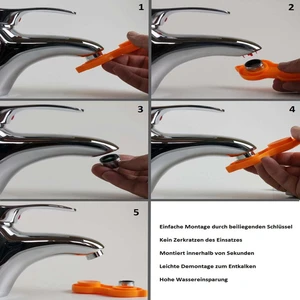 Katı Pirinçten Su tasarrufu için Musluktan havalandırıcı, Yedek Filtre, Nozul, Karışık Tel, 24mm, Banyoya Fıskiye, değiştirmek için 12-En çok satan, su tasarrufu, musluk-no. 3