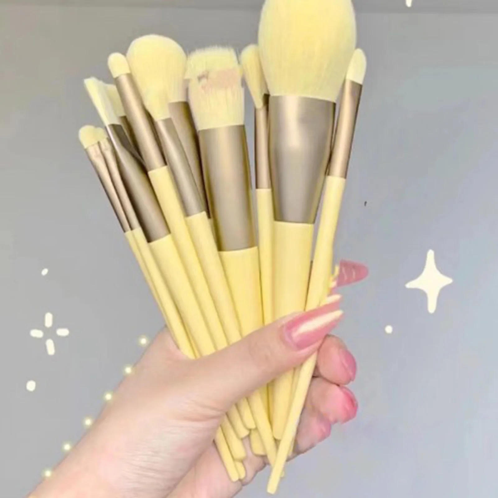 Soft Fluffy Cosmetics Brushes, Misturando a escova, Ferramentas de beleza, Sombra Misturando, Sobrancelha, Delineador, Novo, Quente, 13Pcs