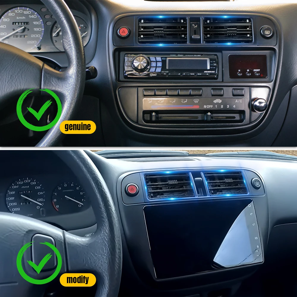 Cápsula O Medidor De Ventilación Para Honda Civic 1991-1995 ¡Pieza Impresa 3D!