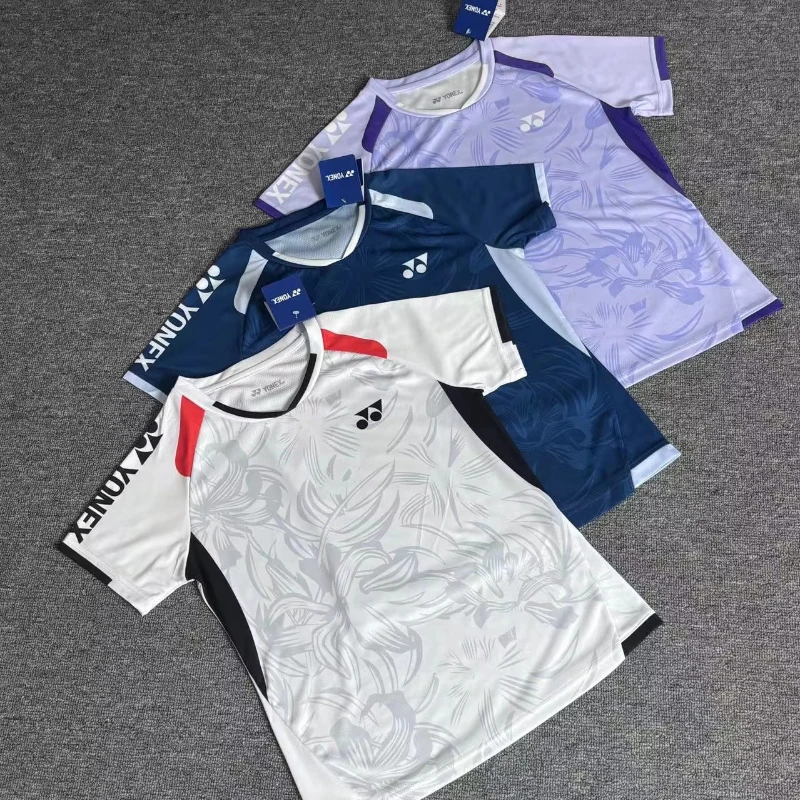 YONEX Badminton Suit Tennis Quick-drying Top Short-sleeved T-shirt Sweat-absorbing Deodorizing Breathable - view 6
