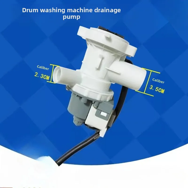 

Дренажный насос, двигатель дренажного клапана, дренажный подъемный насос, подходит для аксессуаров для барабанных стиральных машин Midea Little Swan