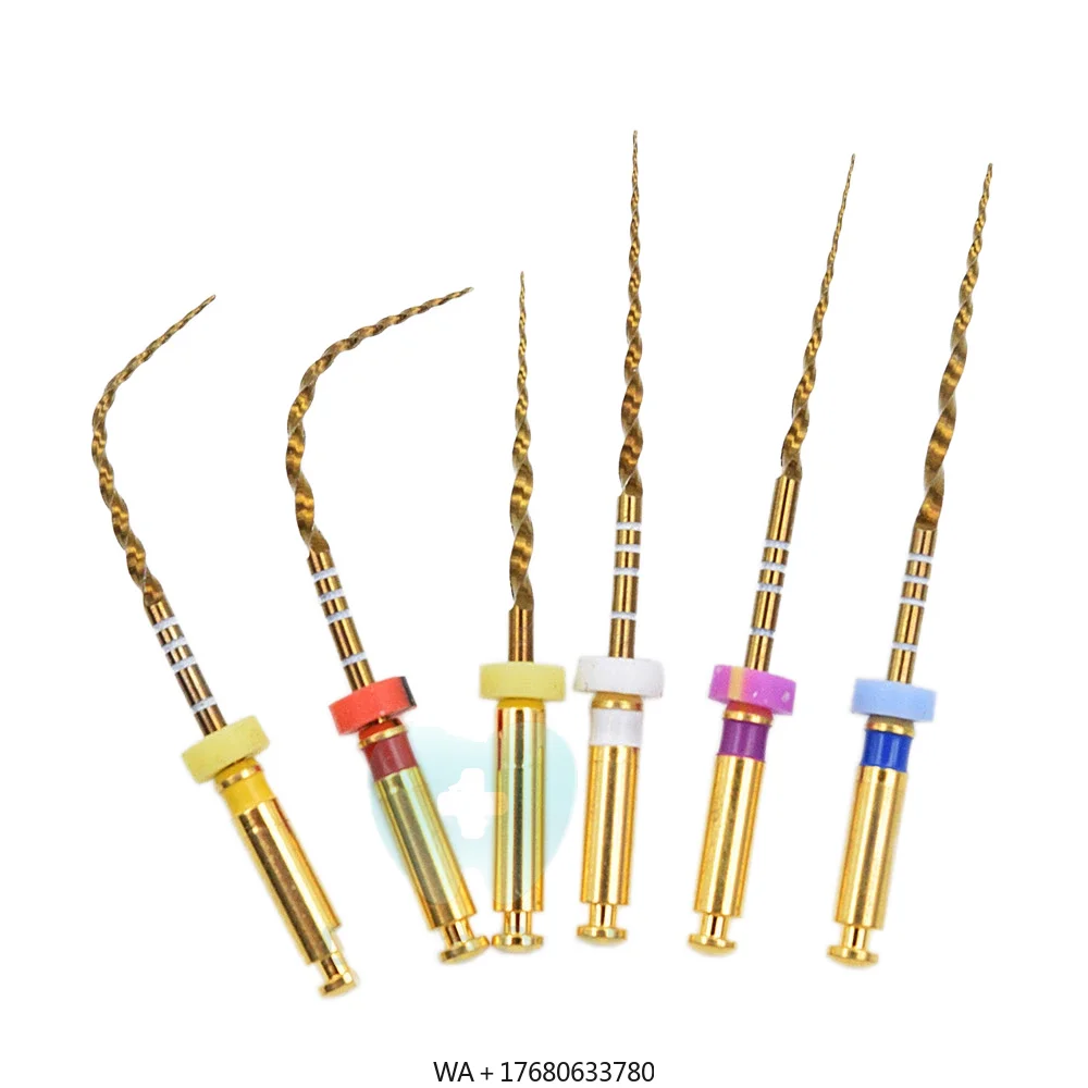 Fils endodontiques en nickel-titane à haute flexibilité, courbés, pour le traitement des canaux radiculaires antérieurs – Outils dentaires