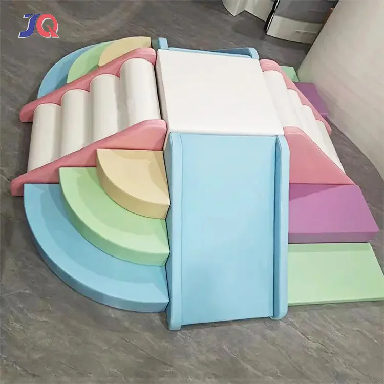 Macaroon-Colored Kids Soft Play Equipment Indoor/Outdoor Small Playground Pastel Ball Pit for Toddler Parties Schools Ball Pools view 2