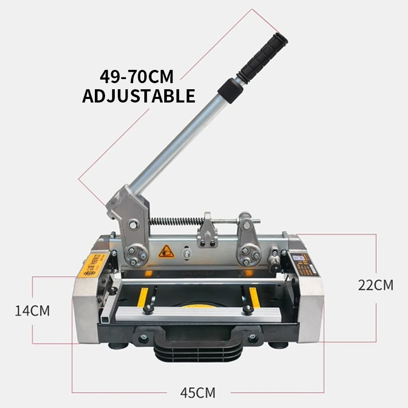 Wood Floor Saw Mute And Silent Manual Cutting Guillotine Decoration Type Woodworking Stone Plastic Floor Special Machine