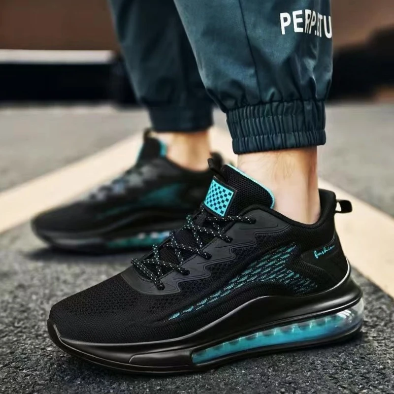 أحذية رياضية رجالية 2025 موضة عدم الانزلاق امتصاص الصدمات احذية الجري الرياضية رجل خفيفة الوزن تنفس أحذية تدريب أحذية التنس #4