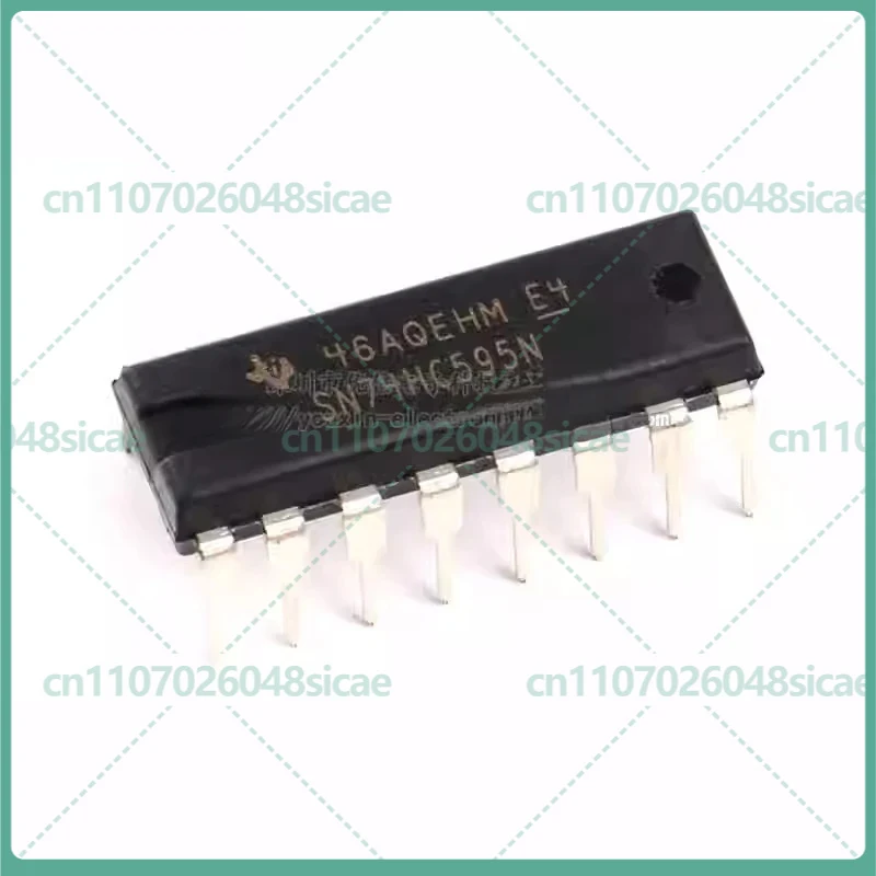 

100PCS SN74HC595N DIP-16 Shift Register NEW Original for Arduino DIY Electronic Projects Fast Shipping