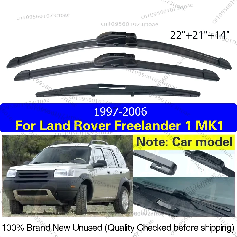 

Для LAND ROVER Freelander 1 MK1 1997-2006 автомобильные передние и задние щетки стеклоочистителя из мягкой резины, лобовое стекло, чистое окно 22 "21" 14"