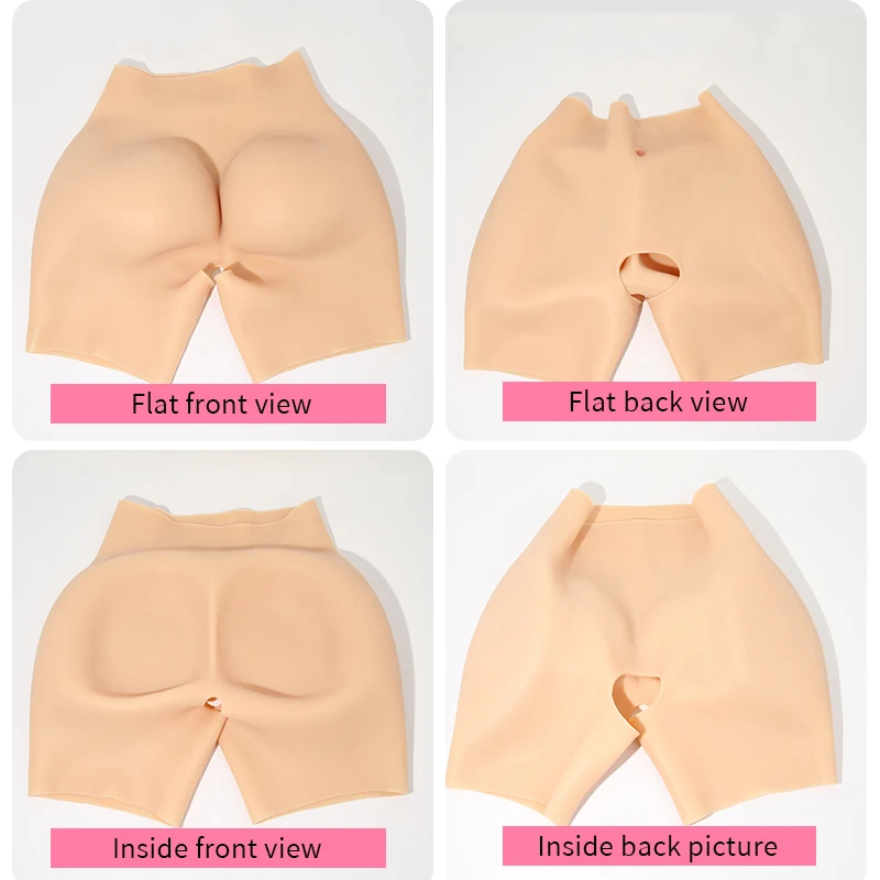 ONEFENG Silicone Sexy Buttocks Enhancement Silicone Hip Pants for Women Open Shift Pants Full Buttocks Cosplay