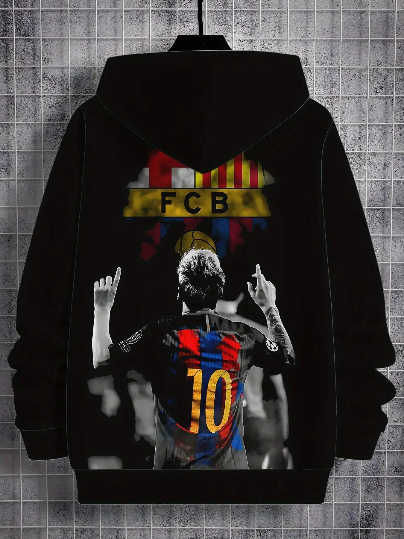 قمصان كرة قدم مطبوعة ثلاثية الأبعاد، وبلوزات للمشجعين، وملابس الأطفال والوالدين والطفل، وهوديس فضفاضة لكل من الرجال والنساء #4