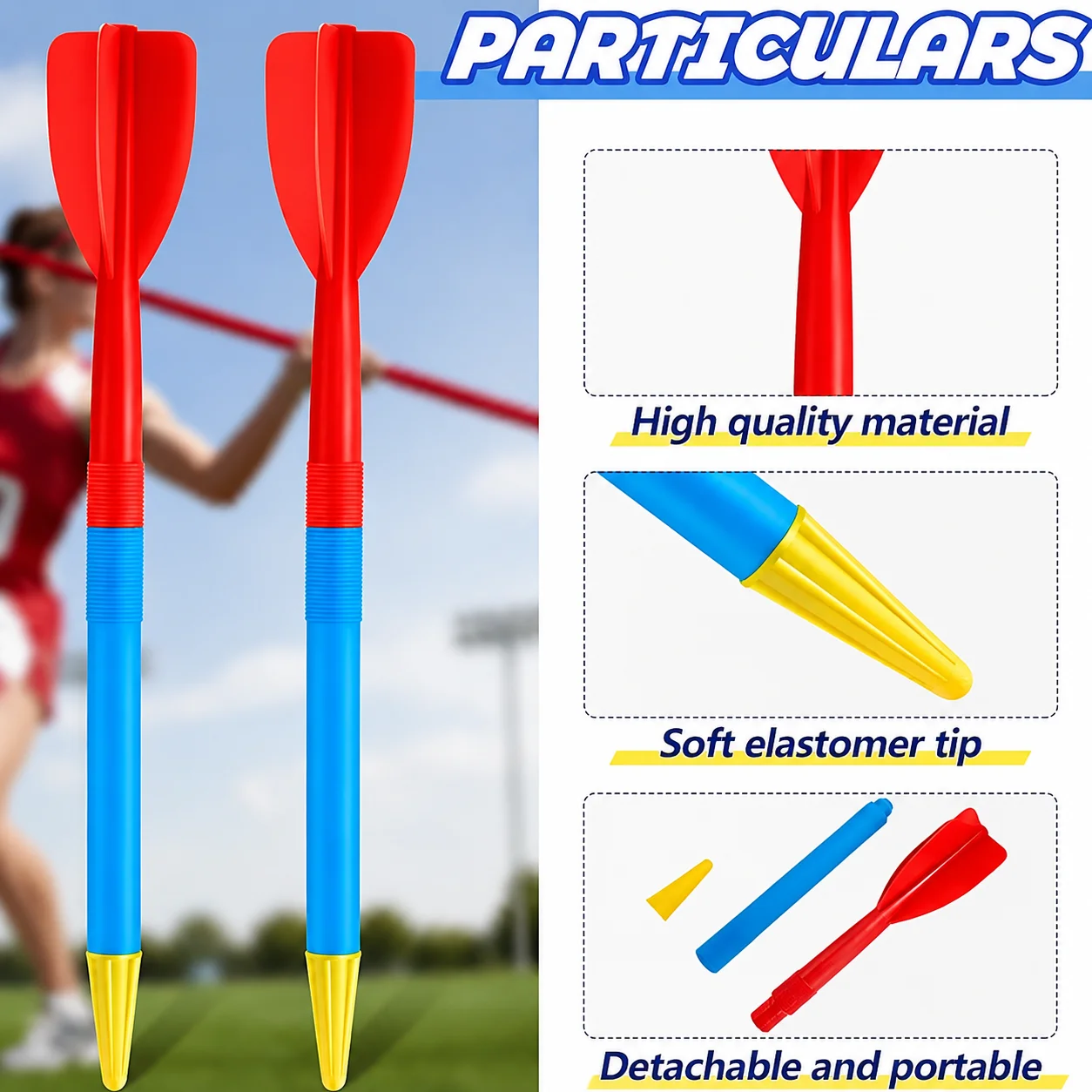 1 lance souple pour enfants et - Javelin Throwing avis et prix