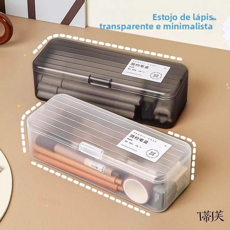 2026-new-art-student-special-color-pencil-holder-large-capacity-transparent-stationery-box-tool-storage-case-simple-design