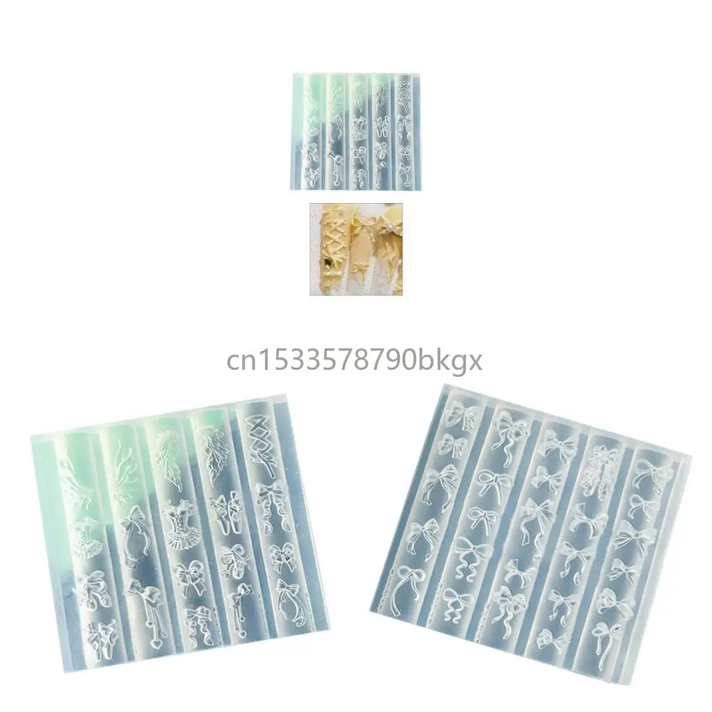 

Bowknot Theme Decorative Mold Silicone Texture for Various Types J78E