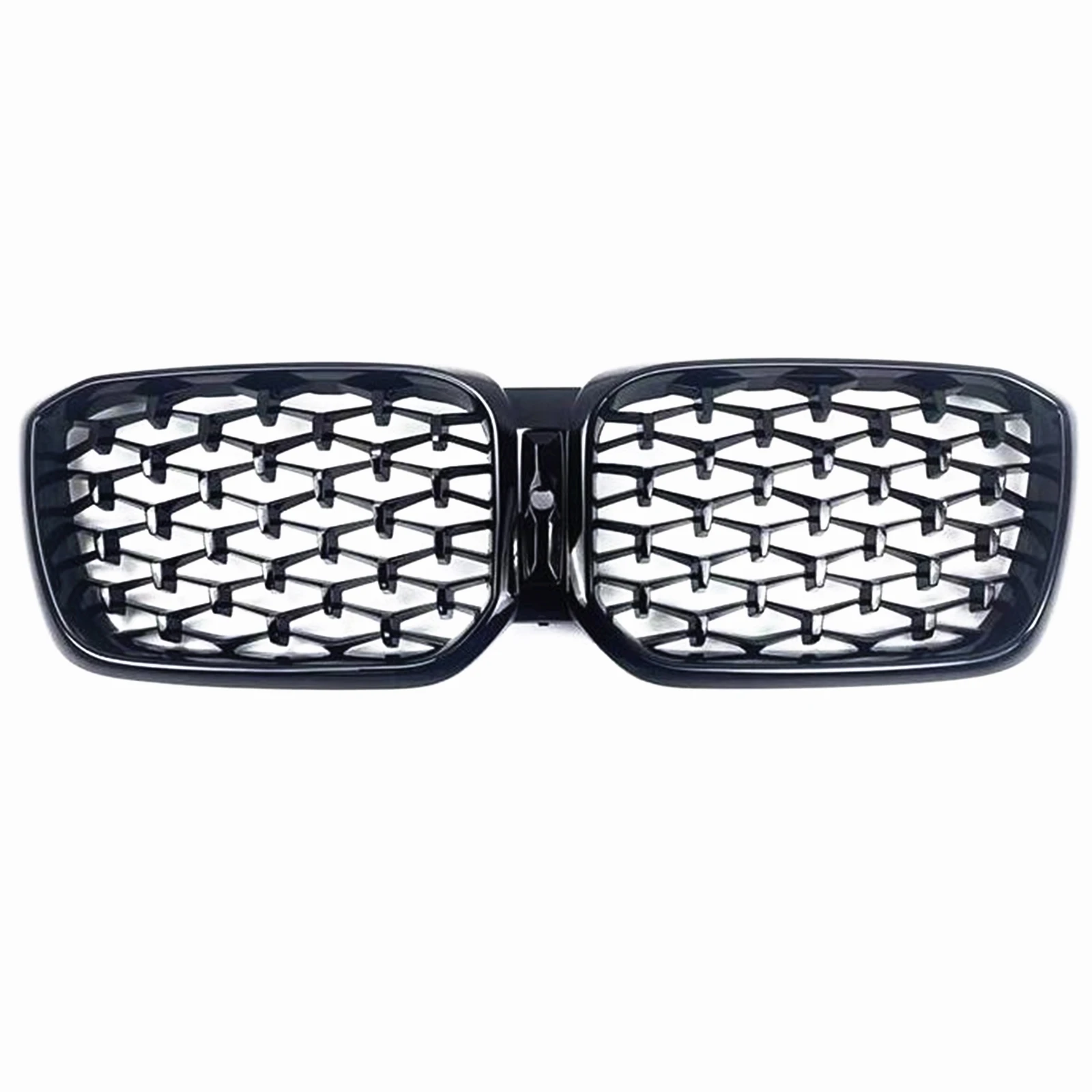 Car Front Grille Upper Hood Mesh Grid w/ Camera Hole For BMW X3 X4 G01 G02 2022 Advance Version