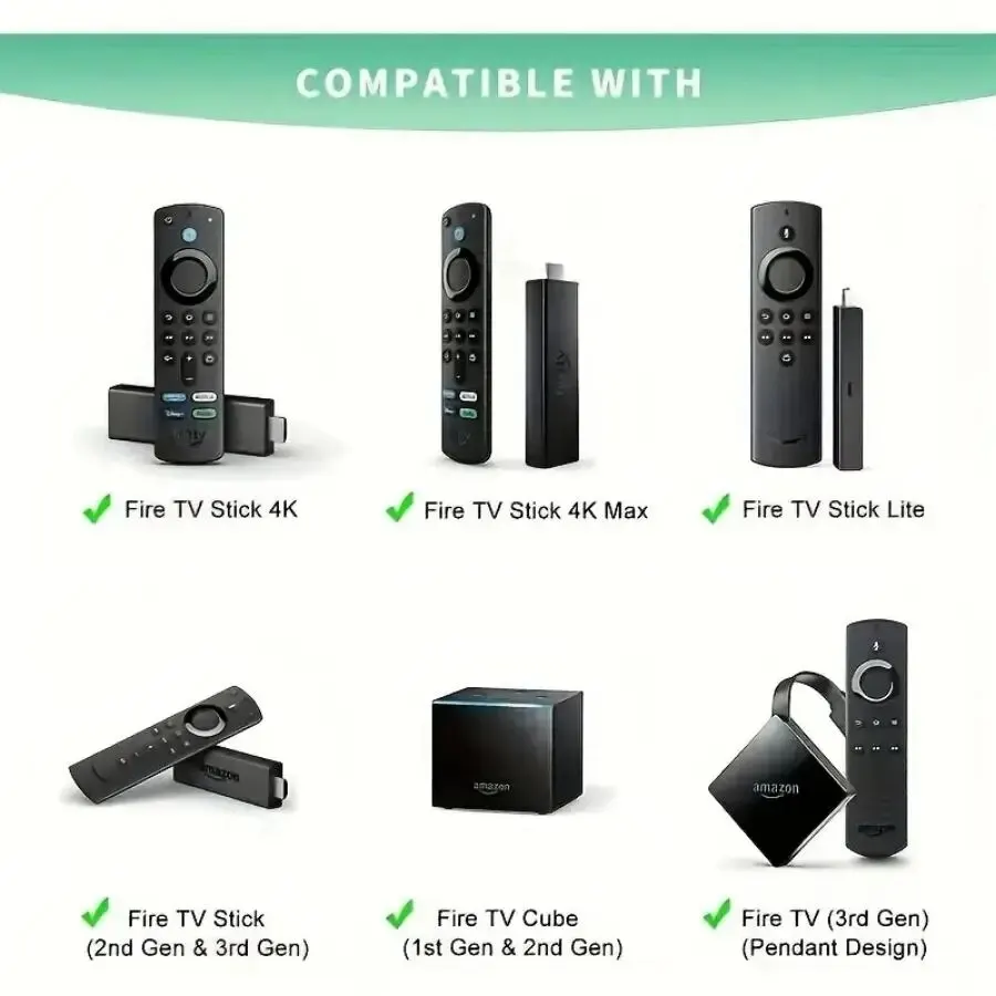 Voice Remote Compatible with Fire TV Streaming Media Devices, Upgrade Your Fire TV Stick Cube with This L5B83G 3rd-Gen Replaceme