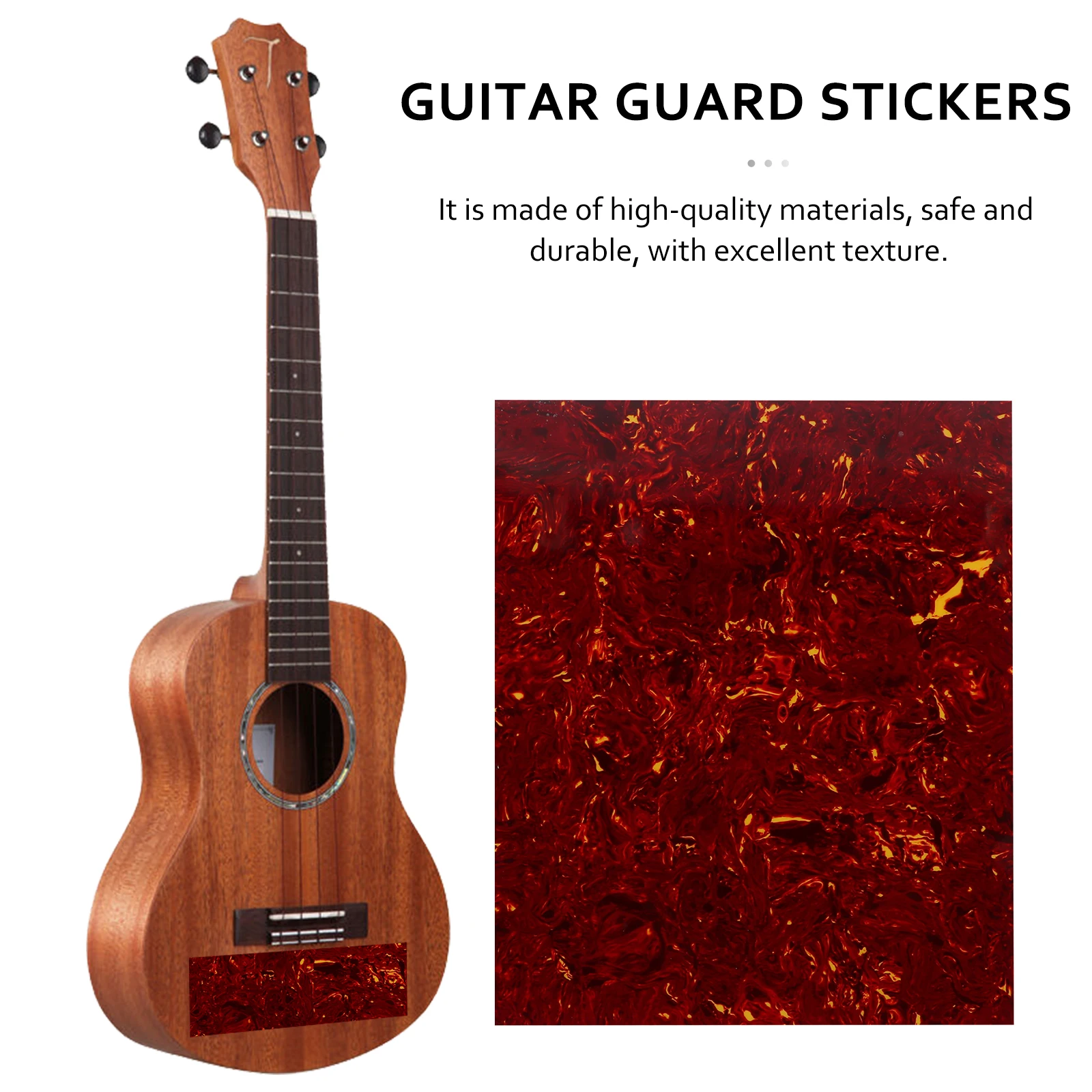 

Guitar Guards Acoustic Black Anti Scratch Protector for Sticker Guitars Stickers Anti-scratch Plate Accessories