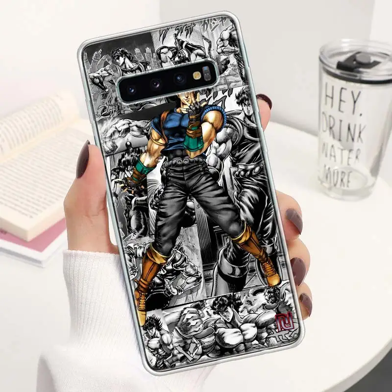 Anime JOJO Adventure Phone Case For M12 M21 M30S M31S M32 M51 M52 Note 10 Lite 20 Ultra 9 8 + J4 J6 Plus J8 Soft Cover Coque