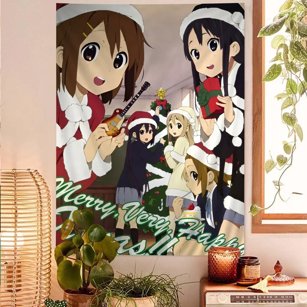 Anime K-ON KON Colorful Tapestry Wall Hanging Bohemian Wall Tapestries Mandala Wall Hanging Sheets