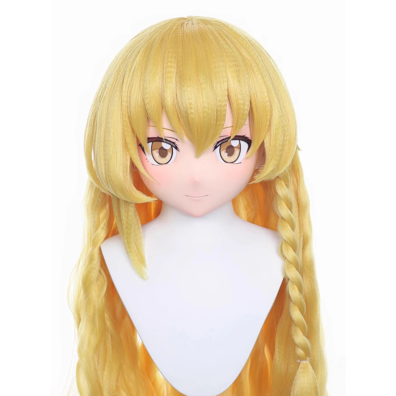 Customize Character Crossdressing Female/Girl Resin Full Head With Lock Kig Masks Anime Cosplay Japanese Animego Kigurumi Masks