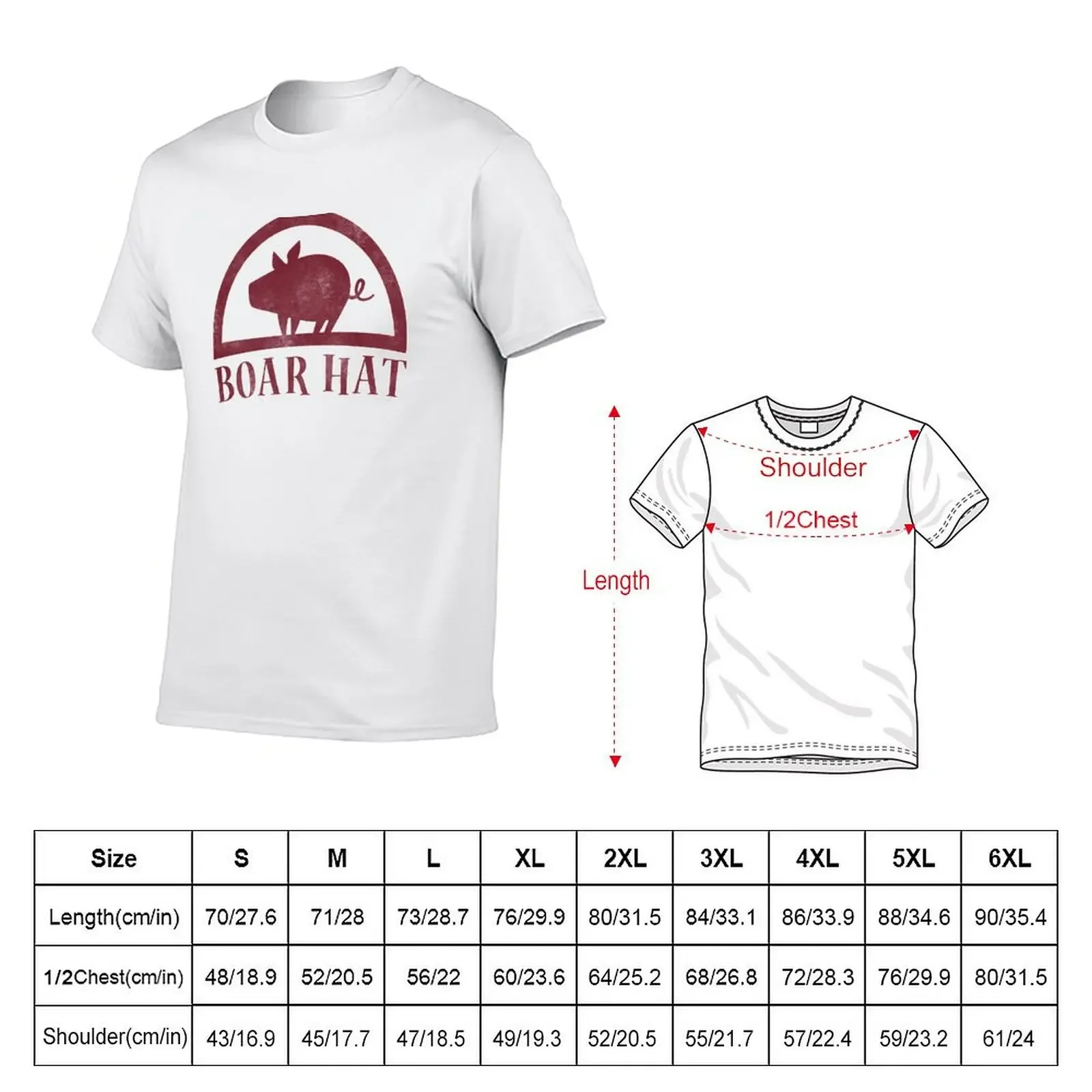 Boar Hat T-Shirt T-shirts man man clothes tee shirts for men