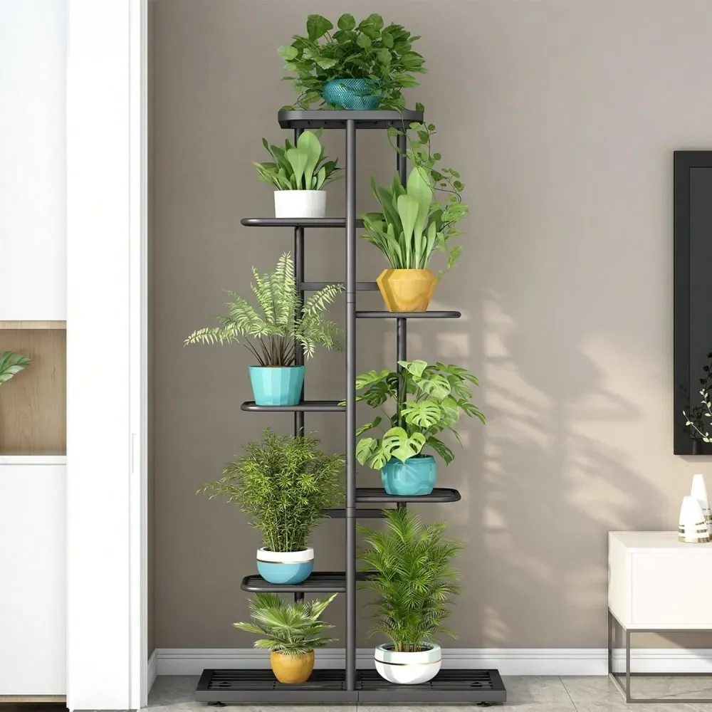 

Plant Stand For Indoor Outdoor Use 8Tier 9Pot MultiTier Plant Rack Indoor Outdoor Flower Pot Display Stand Crafted From 100 Pur