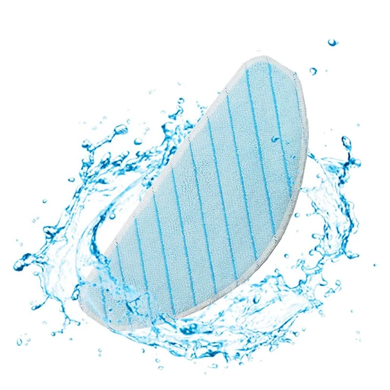 6 pezzi salviette per Ecovacs DEEBOT OZMO T9 Robot aspirapolvere pulizia lavabile Mop Pad Mop panno straccio