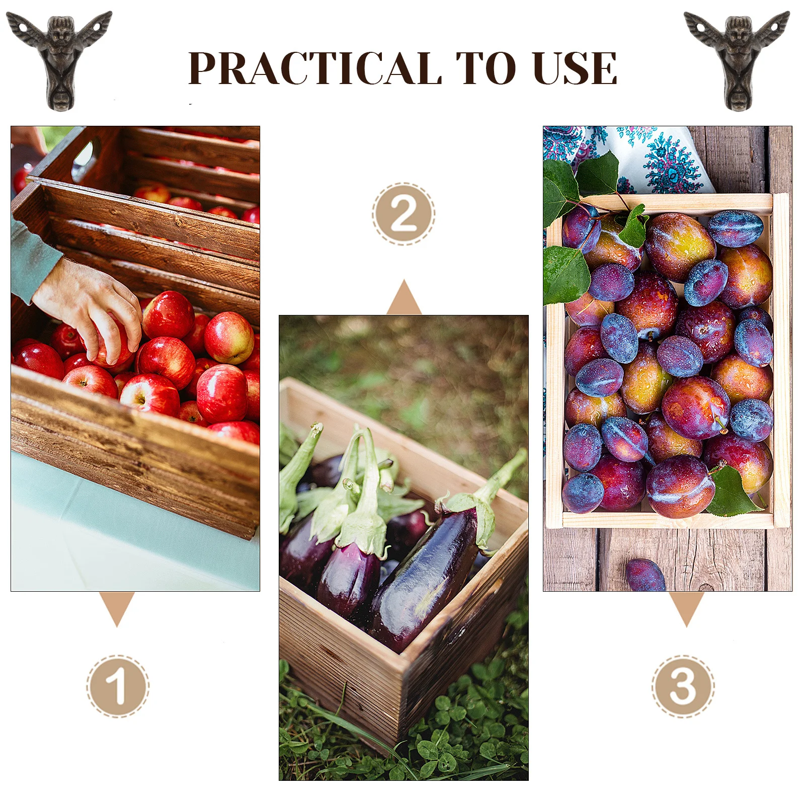 20 قطعة علبة خشبية مزخرفة كلاسيكية أرجل صندوق مجوهرات قدم إكسسوارات أثاث حماية من السبائك