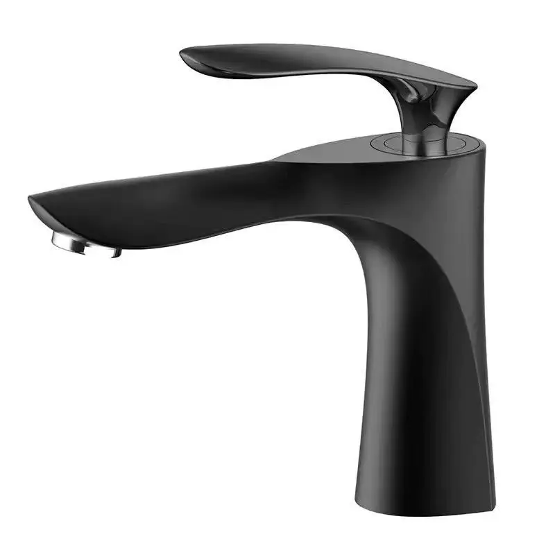 Nordic Style Basin Faucet Wash Basin Faucet Single Hole Hot and Cold Faucet Table Basin Bathroom Cabinet Basin Faucet