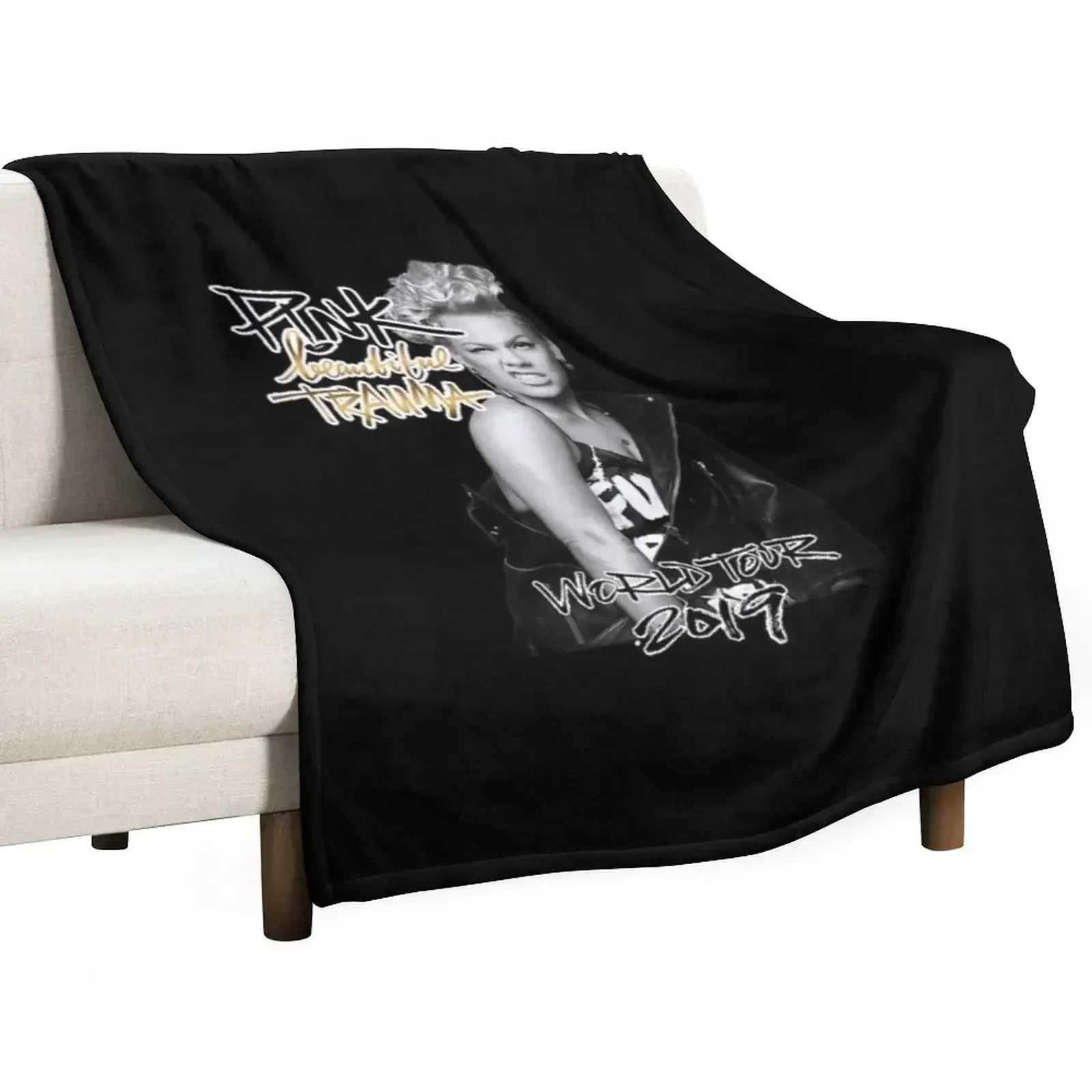 

LIMITED EDITION - BEAUTIFUL TRAUMA 2019 Throw Blanket Spring Fall Cozy Throw Blanket for Couch