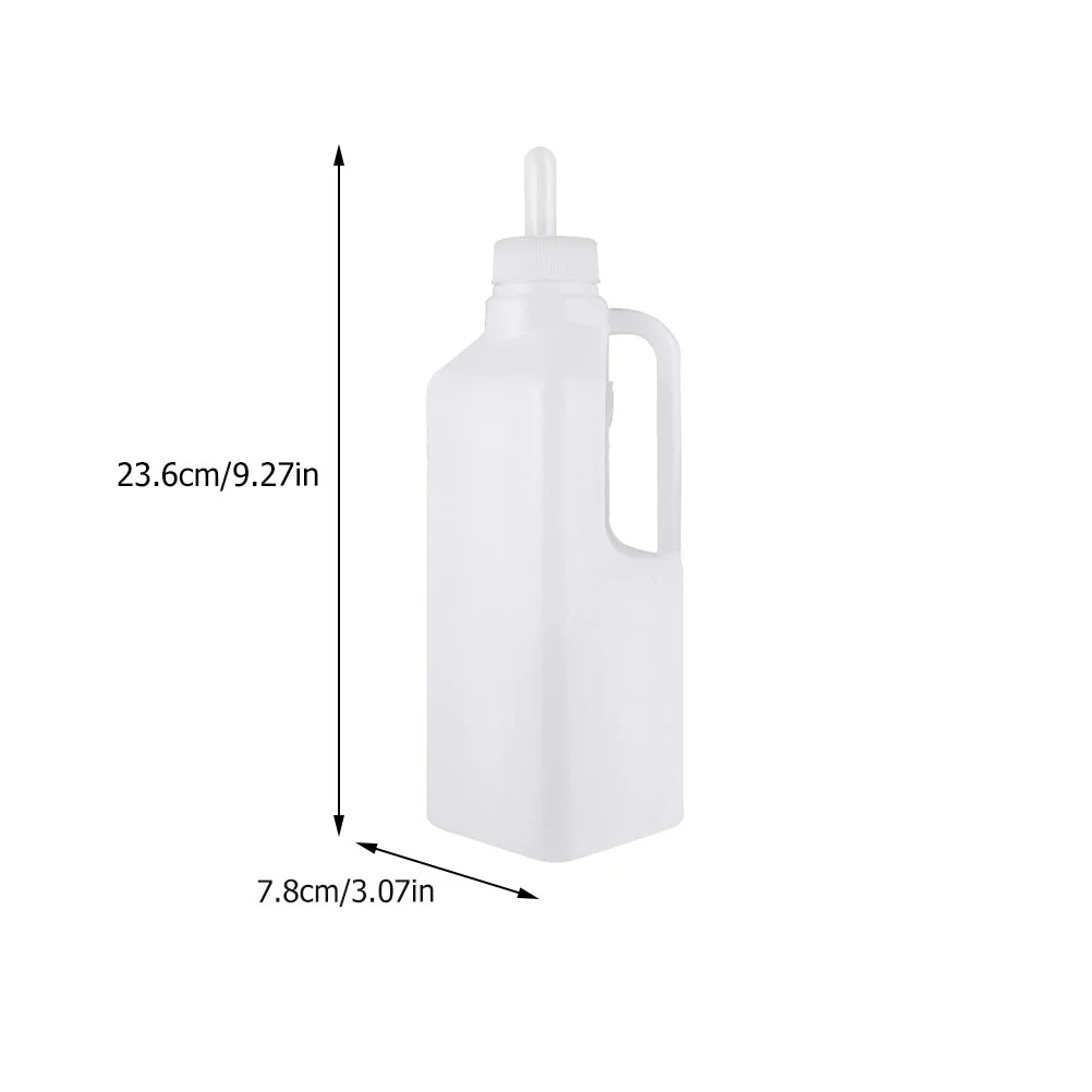 2 Pcs Lamb Milk Jug Nurser Bottle for Calf Feeder Silicone Feeding Livestock Bottles Nipple Nursing