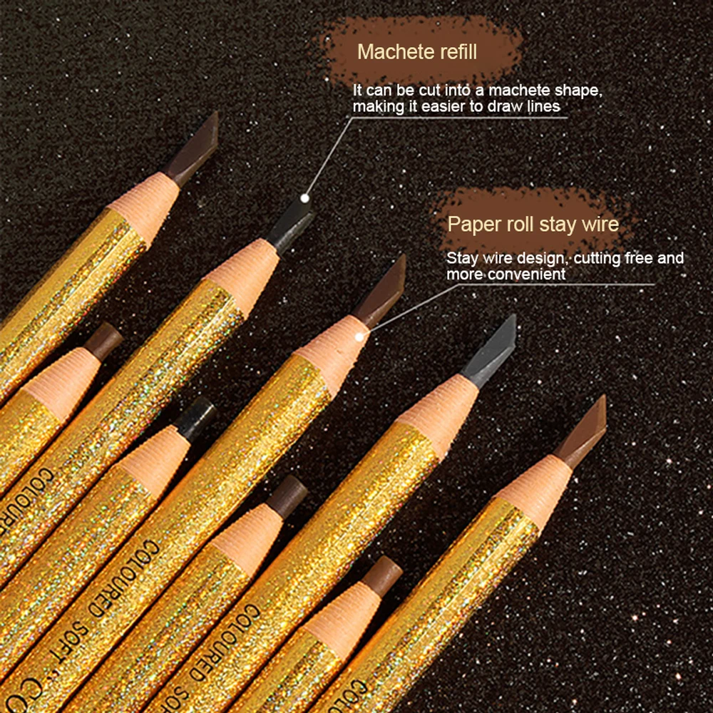 1PC Eyebrow Pencil Waterproof Eyebrow Tattoo Tint Enhancers Long Lasting Cosmetics Professional Makeup Brow Lift Eye Brow Pen
