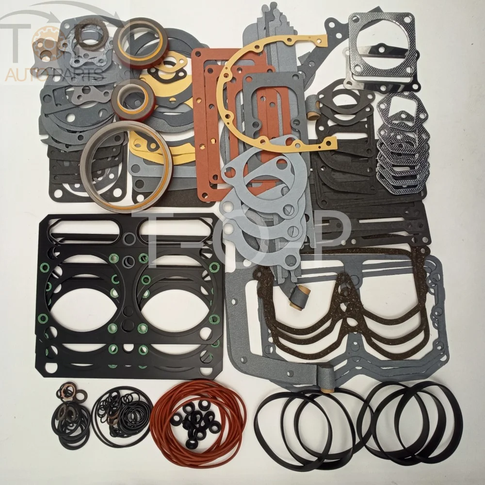 NH220 Engine Complete Overhaul Rebuilding Gasket Kit 107371 3802077+3801464 For Cummins Cylinder Head