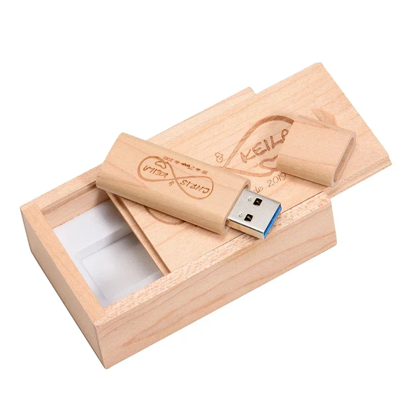 10 قطعة/الوحدة الخيزران محرك فلاش USB 128 جيجابايت شحن مخصص شعار الذاكرة عصا 64 جيجابايت التصوير استوديو القلم محرك 32 جيجابايت 16 جيجابايت الإبداعية هدية