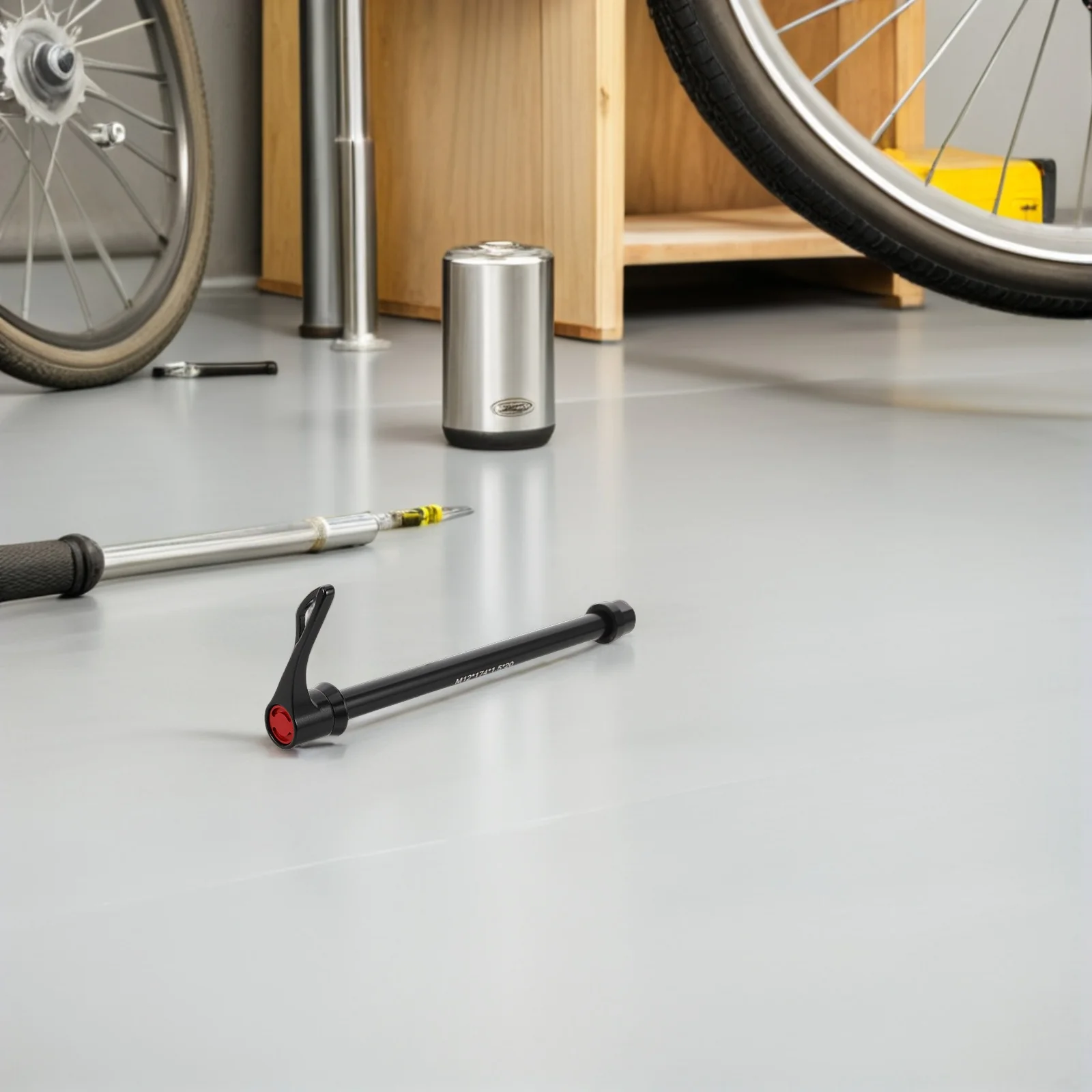 الطريق الدراجة الإفراج السريع المحور سيخ أسود الجبهة الخلفية جوفاء رمح دراجة محور أجزاء لاستقرار عجلة المدرب الجبلية