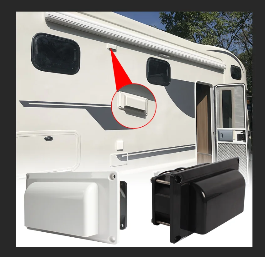 TYTXRV аксессуары для каравана DC12V 6W вытяжка вытяжной вентилятор черный/белый вентиляционное отверстие быстрая вытяжка всасывание масла кухонный