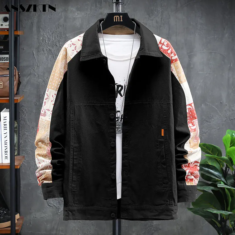 ANSZKTN Spring and autumn explosive fashion casual double jacket men's jacket