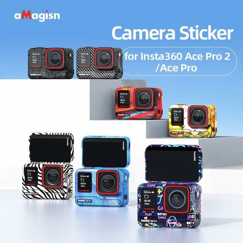 Camera Body Stickers For Insta360 Ace Pro Full Surround Skin Protective Film Waterproof Scratch-proof Sticker Accessories