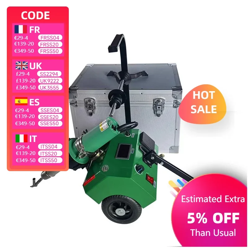 PVC Floor Mat Automatic Welding Machine Badminton and Basketball Court Plastic Floor Hot Melt Welding  Wire Bonding Tools