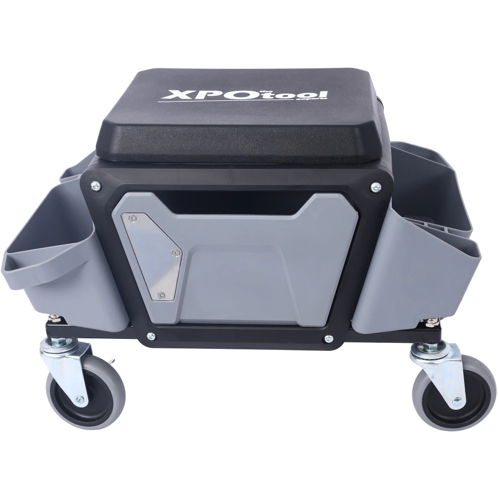 

Heavy Duty Mechanic Stool with 330lbs Load Capability Garage Stool with Wheels for Auto Repair and DIY Home Car Beauty
