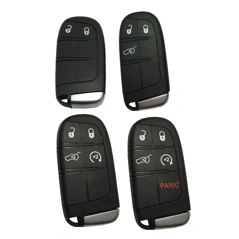 

Smart Remote Key Shell Case For Chrysler 300C Jeep Cherokee Dodge Journey JCUV Keyless Entry Fob Car Key Cover