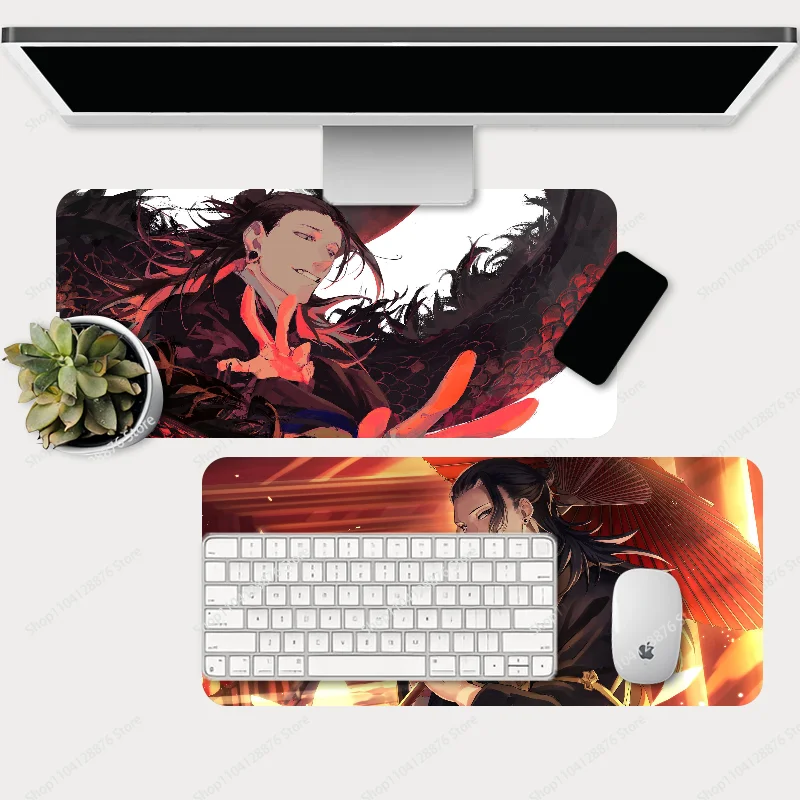 Anime Geto Suguru Jujutsu Kaisen Mousepad Gaming Mouse pad Gamer Pc Accessories Deskmat Keyboard Mat Desk Protector Mause Pads