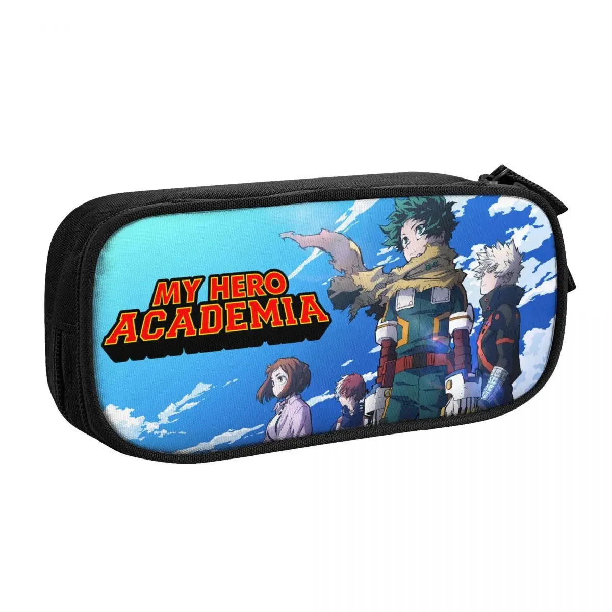 

Anime My Hero Academia Big Capacity Pencil Pen Case Office College School Large Storage Bag Pouch Holder Box Organizer