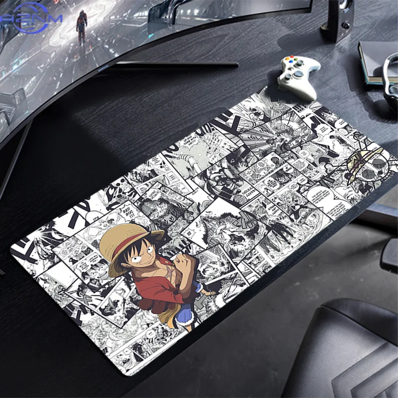 Kawaii Mouse Pad One Piece Anime Gabinete Gamer Durable Computer New XXL Desk Mat Keyboard Gaming Accessories Mousepad