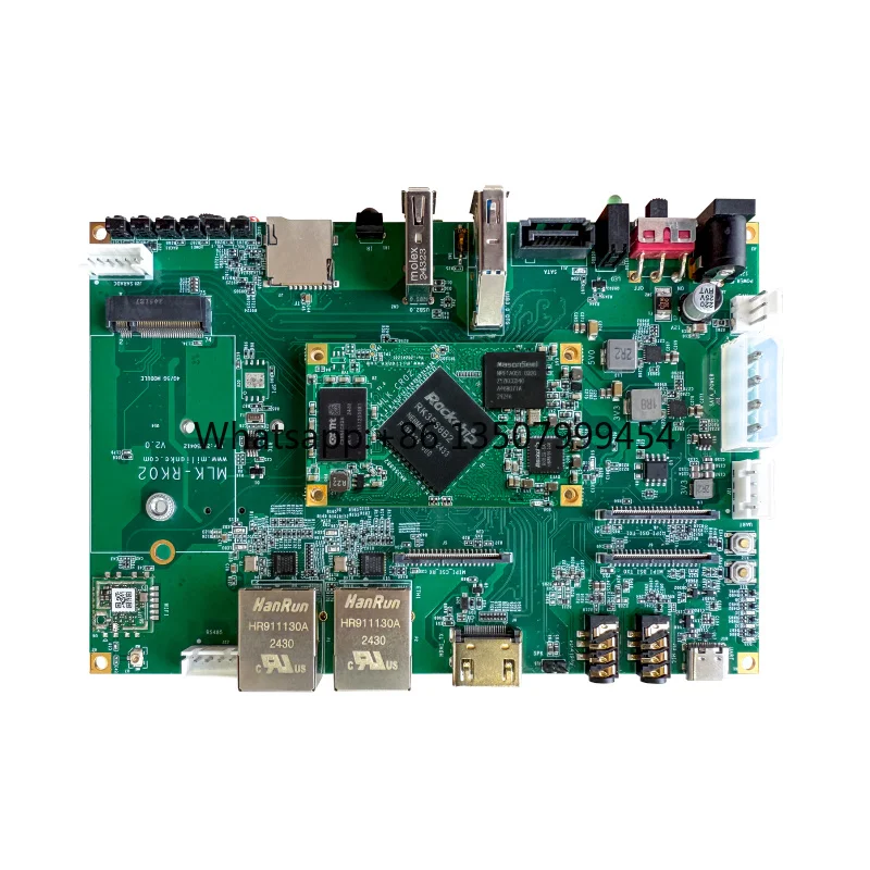 

MLK-RK02-CR02-RK3568B2 Main Frequency 2GHz Quad Core for Rockchip Linux Development Board Mali-G52-2EE GPU 1 TOPS NPU