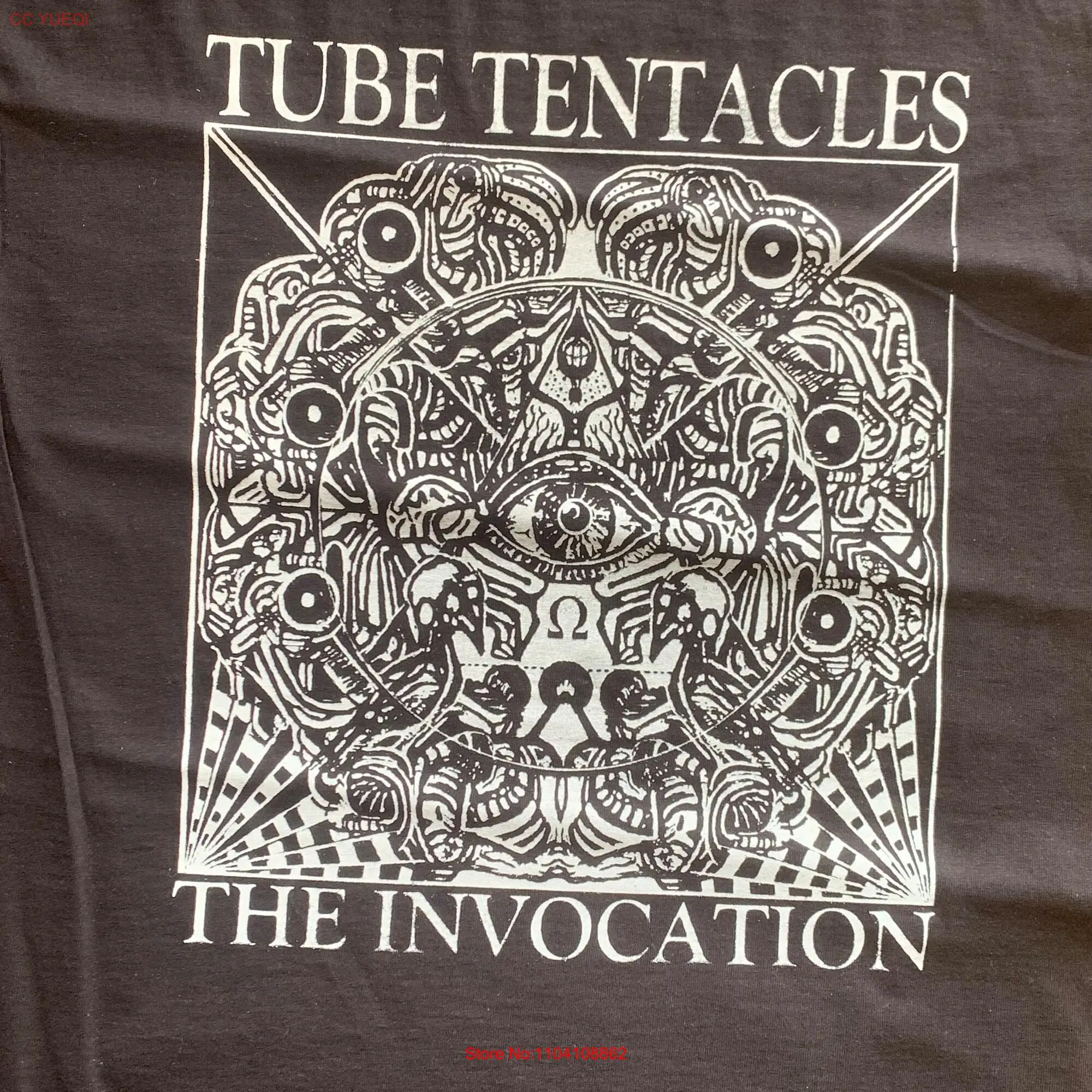 Tube Tentacles t shirt very few printed just one S unisex left long or short sleeves