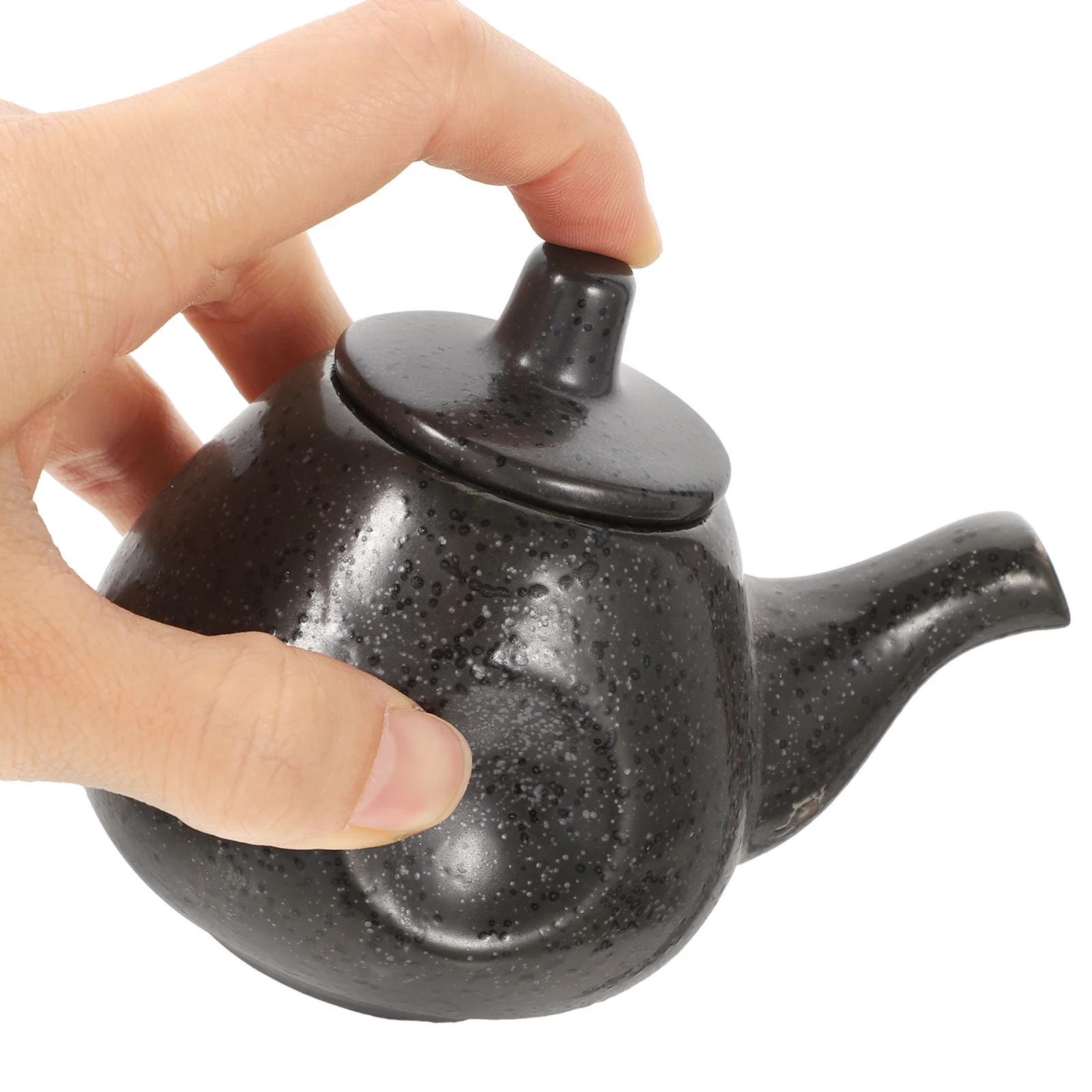 

Ceramic Soy Sauce Dispenser Smooth Bottom Non-Scratch Kitchen Supply Multi-Use Sauce Bottle for Oil Vinegar Dispensing Home