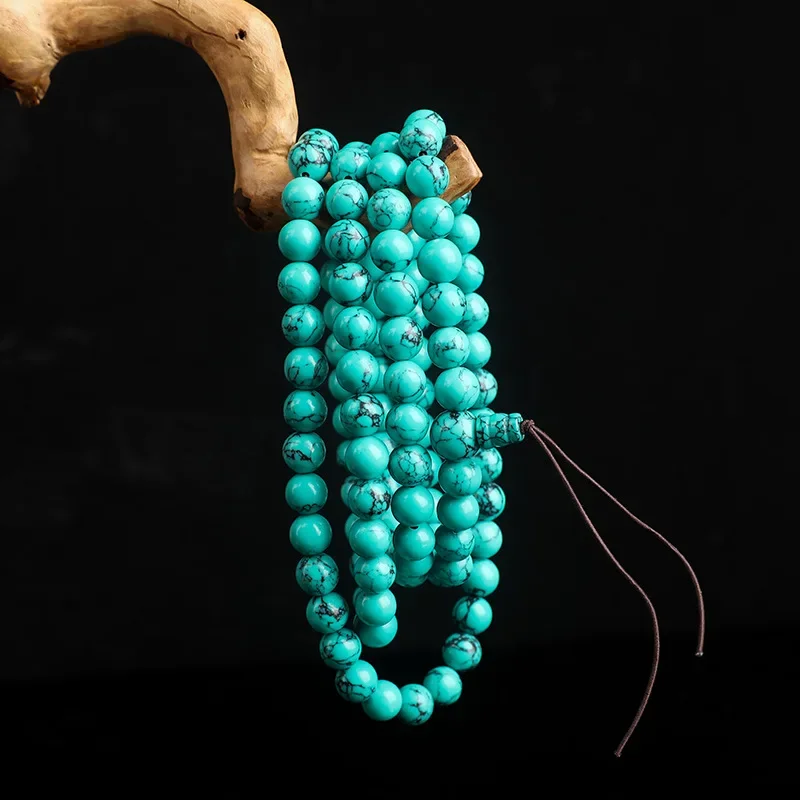 Natural Stone Green Turquoise Beads 2/3/4/mm Round Smooth Beads For Jewelry Making DIY Earrings Bracelet Necklace Accessories